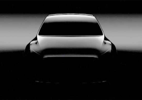 Tesla Model Y, arriverà nel 2019. Ecco la prima immagine Tesla Model Y, arriverà nel 2019. Ecco la prima immagine