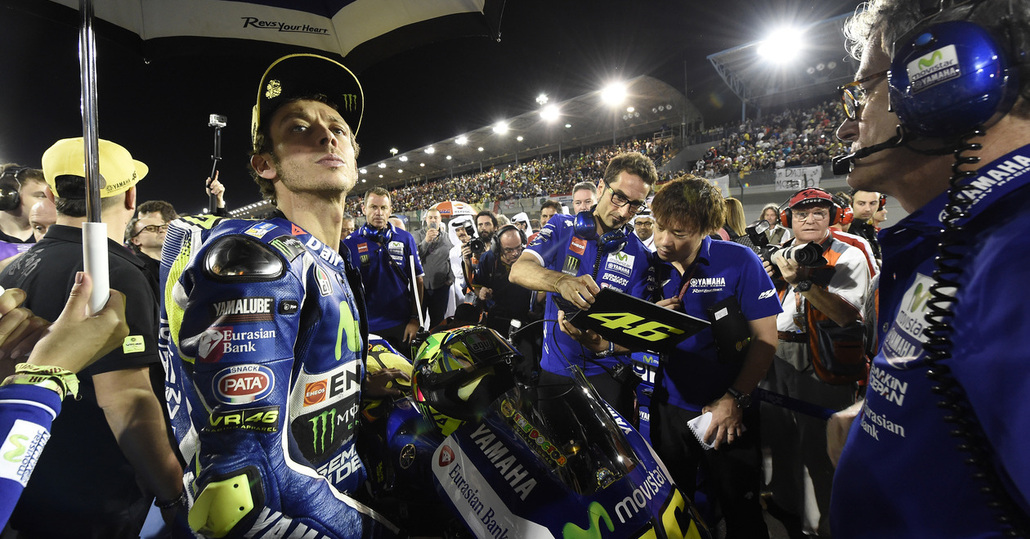 MotoGP 2016. Qatar GP. Rossi: Battuti, ma vispi