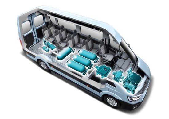 Hyundai H350 fuel cell: commerciale elettrico rivoluzionario Hyundai H350 fuel cell: commerciale elettrico rivoluzionario
