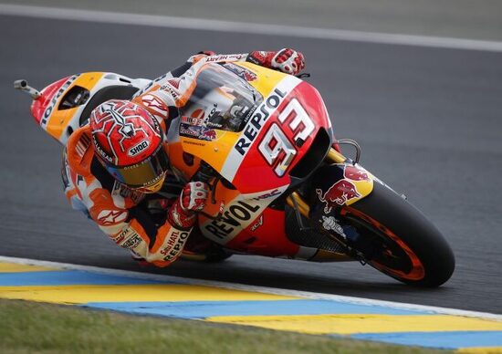 MotoGP 2017. Marquez segna il miglior tempo nel warm up MotoGP 2017. Marquez segna il miglior tempo nel warm up