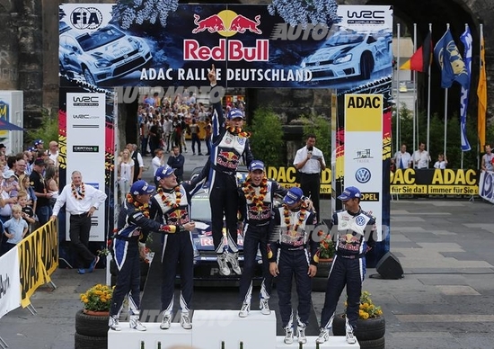 WRC di Germania. 1-2-3 Volkswagen. Missione compiuta! WRC di Germania. 1-2-3 Volkswagen. Missione compiuta!