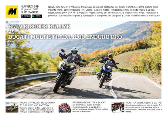 Magazine n° 319, scarica e leggi il meglio di Moto.it Magazine n° 319, scarica e leggi il meglio di Moto.it