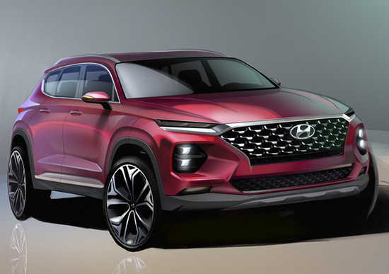 Hyundai Santa Fe 2018: ecco i rendering Hyundai Santa Fe 2018: ecco i rendering