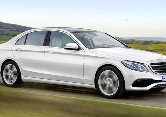 Nuova Mercedes Classe E: nel rendering, tanto in comune con la Classe C Nuova Mercedes Classe E: nel rendering, tanto in comune con la Classe C