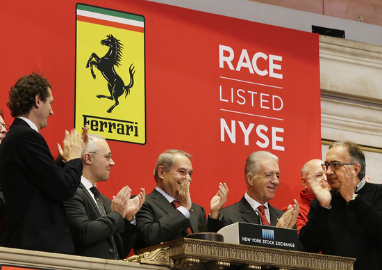Ferrari, Wall Street da sogno. Marchionne: «Concorrenza non all’altezza» Ferrari, Wall Street da sogno. Marchionne: «Concorrenza non all’altezza»