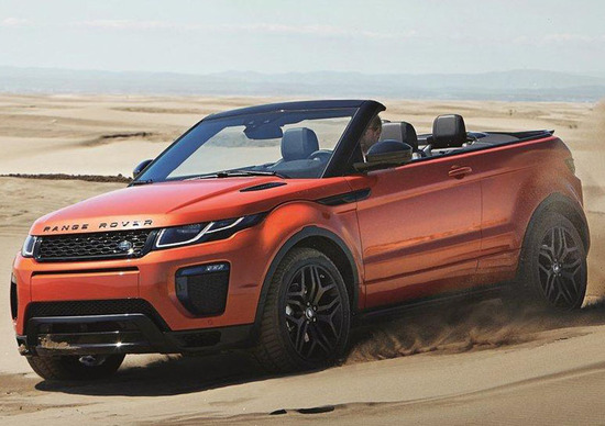 Range Rover Evoque Convertible, come lei non c'è nessuna Range Rover Evoque Convertible, come lei non c'è nessuna
