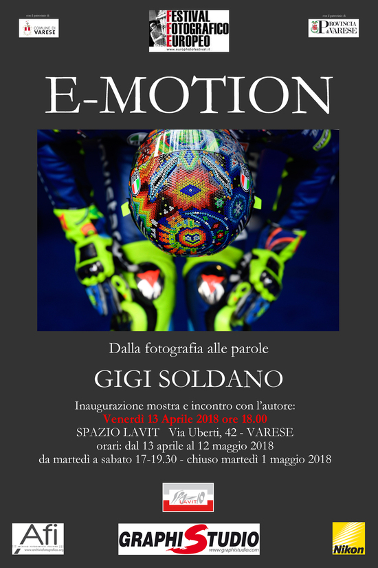 E-Motion inaugura la mostra fotografica di Gigi Soldano E-Motion inaugura la mostra fotografica di Gigi Soldano