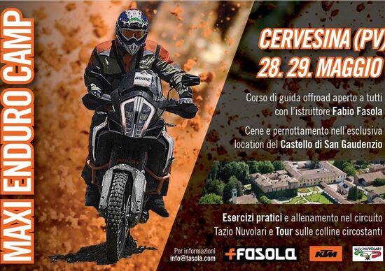 Maxi Enduro Camp: corso off road in sella alle KTM con Fasola Maxi Enduro Camp: corso off road in sella alle KTM con Fasola
