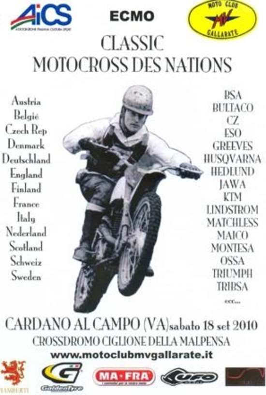 Classic Motocross des Nations al Ciglione di Malpensa Classic Motocross des Nations al Ciglione di Malpensa