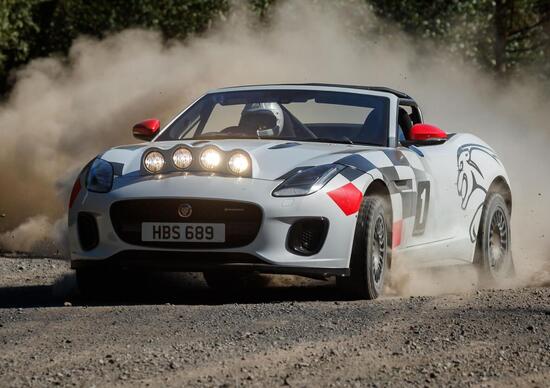 Jaguar ha costruito due F-Type da rally Jaguar ha costruito due F-Type da rally