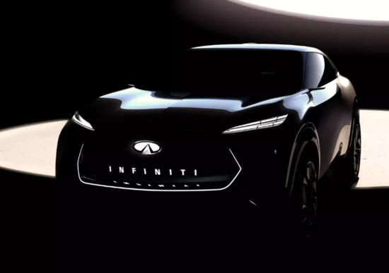 Infiniti svela il teaser del concept elettrico per il salone di Detroit Infiniti svela il teaser del concept elettrico per il salone di Detroit