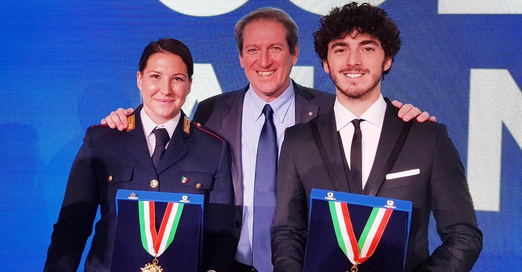 Bagnaia e Fontanesi insigniti del Collare d'oro CONI