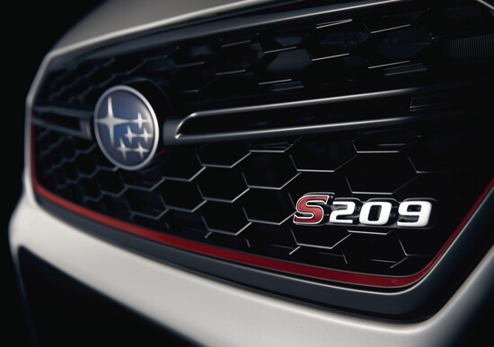 Subaru STI S209, il 1° dettaglio del nuovo modello per Detroit 2019 Subaru STI S209, il 1° dettaglio del nuovo modello per Detroit 2019