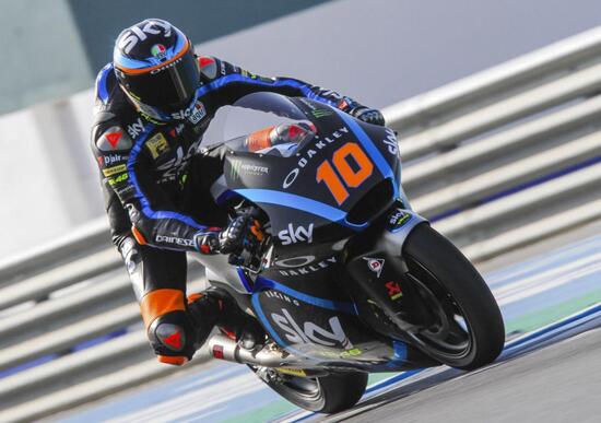 Test Moto2 e Moto3. Marini subito velocissimo Test Moto2 e Moto3. Marini subito velocissimo