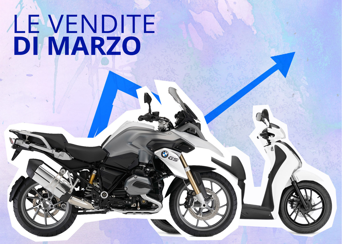 Mercato a marzo moto a +20. Le Top 100 News Moto.it