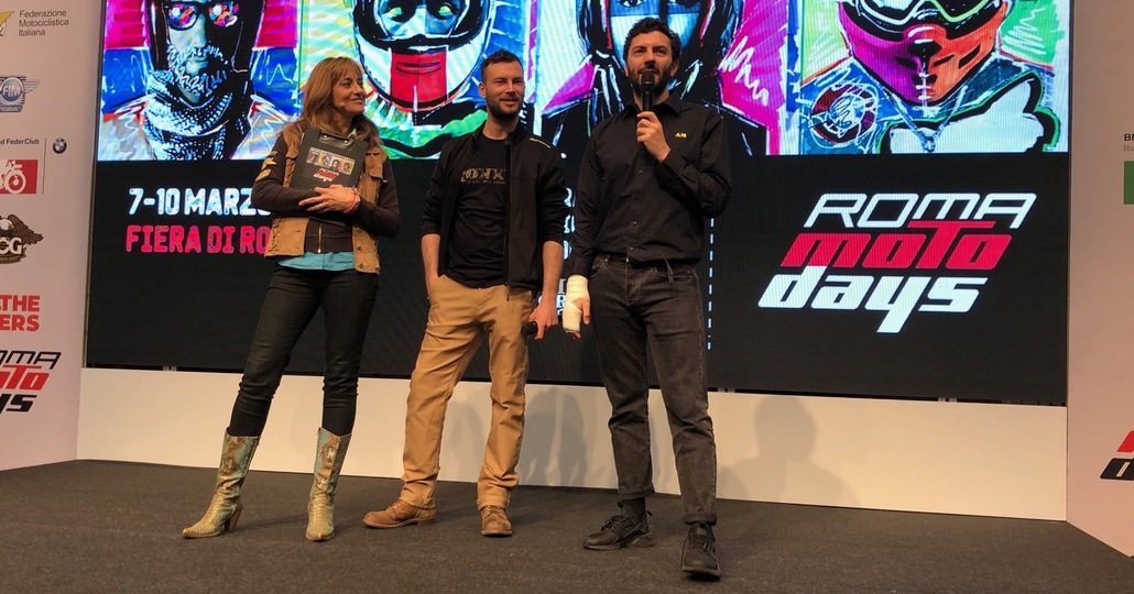 Roma Motodays 2019. Ernesto D'Argenio ospite sul palco Welcome Bikers