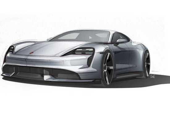 Porsche Taycan, comincia a farsi vedere con alcuni bozzetti Porsche Taycan, comincia a farsi vedere con alcuni bozzetti