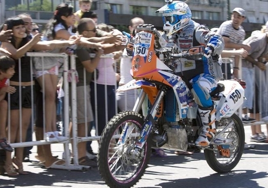 La KTM XC 150 ha corso la Dakar con Belaustegui La KTM XC 150 ha corso la Dakar con Belaustegui