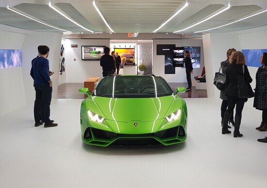 Lamborghini alla Milano Design Week 2019: non solo Huracàn EVO Spyder in via Tortona