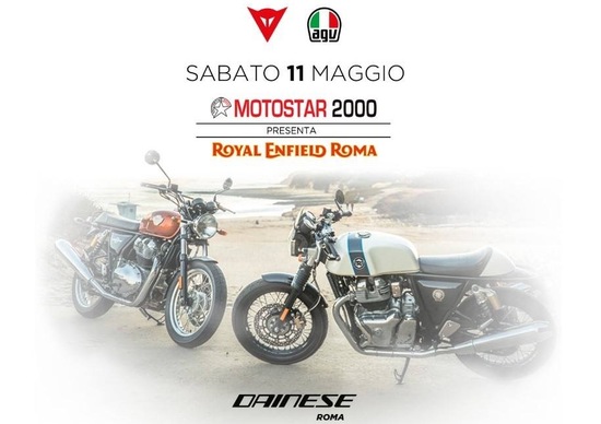Royal Enfield: in mostra da Dainese Roma tutta la gamma Royal Enfield: in mostra da Dainese Roma tutta la gamma