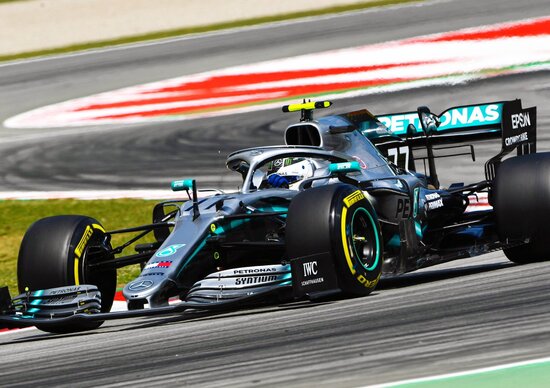 F1 GP Spagna 2019 FP2 Bottas al top