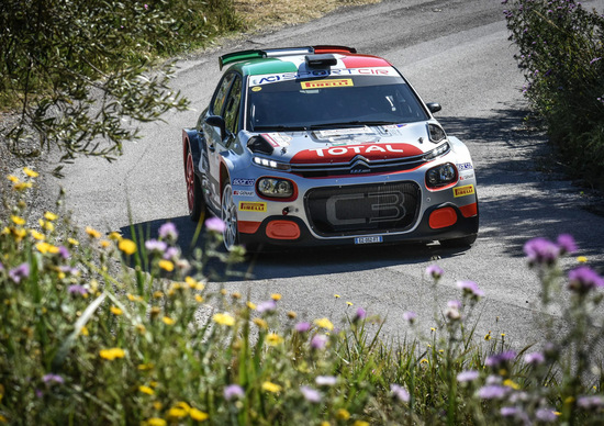CIR 2019. Targa Florio. Infine Simone Campedelli (Ford) CIR 2019. Targa Florio. Infine Simone Campedelli (Ford)