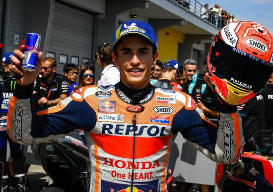 MotoGP 2019, al Sachsenring. Marc Marquez in pole position MotoGP 2019, al Sachsenring. Marc Marquez in pole position