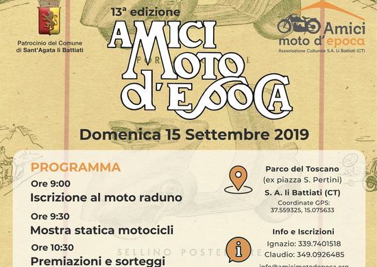 Raduno Amici delle Moto d'Epoca 2019 Raduno Amici delle Moto d'Epoca 2019