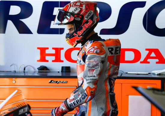 MotoGP, scontro Rossi-Marquez a Misano. Vale: Come in Argentina 2017, Marc: Meglio non sapere la sua intenzione MotoGP, scontro Rossi-Marquez a Misano. Vale: Come in Argentina 2017, Marc: Meglio non sapere la sua intenzione