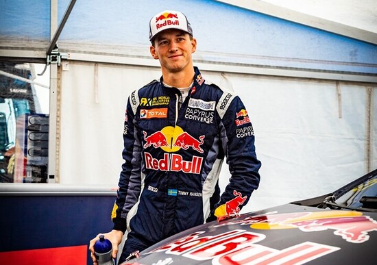 WRX 2019. Lettonia. Timmy Hansen (Peugeot): Il Sorpasso WRX 2019. Lettonia. Timmy Hansen (Peugeot): Il Sorpasso