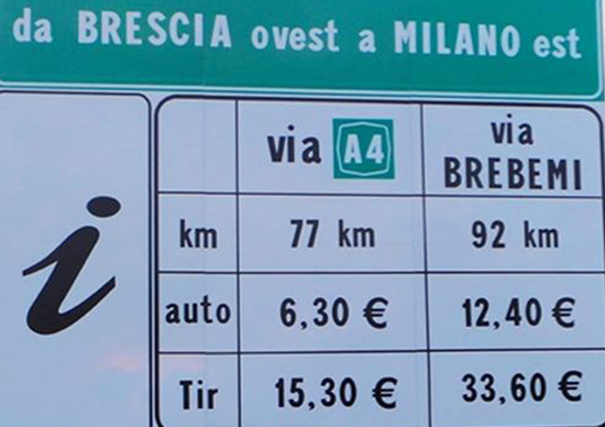 Autostrade ed ecostenibilità: sulla BreBeMi, se ricicli, risparmi