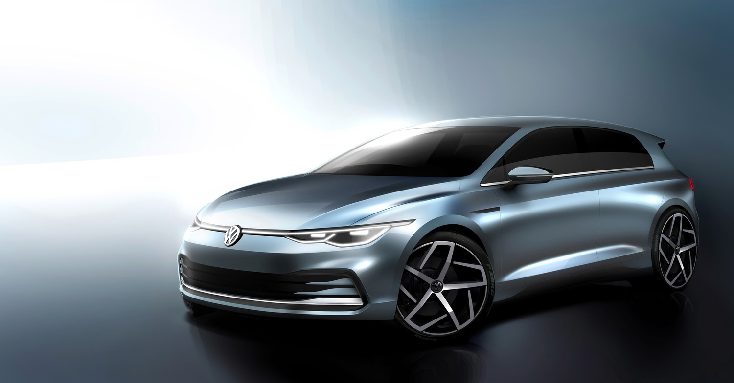 Volkswagen Golf 8: sarà presentata il 24 ottobre. I primi bozzetti ufficiali