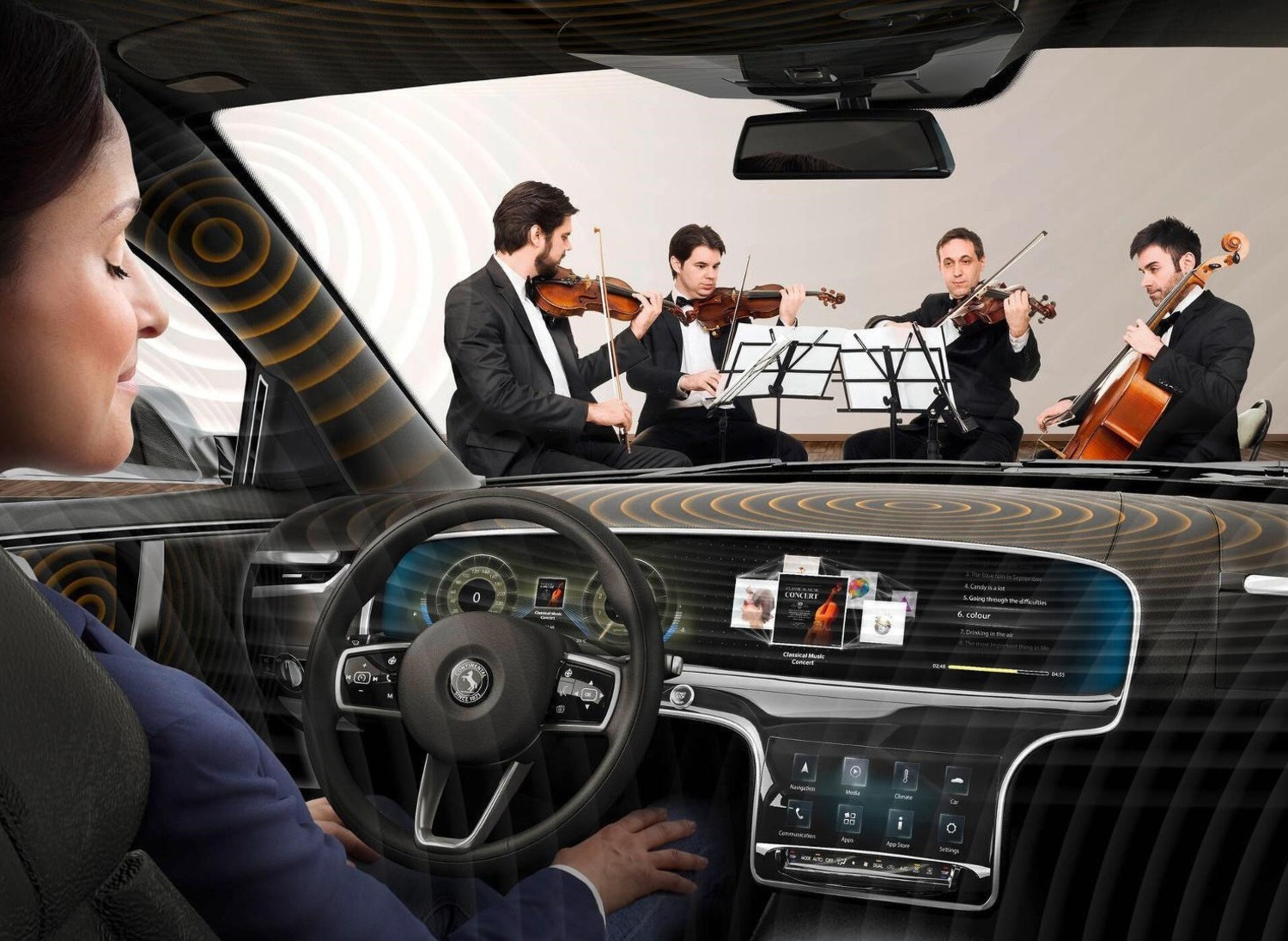Addio altoparlanti. L’hi-fi di Continental si ispira agli strumenti a corda