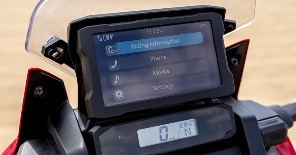 Honda Africa Twin: ecco com'è il simulatore della dashboard