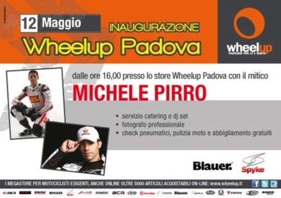 Doppio appuntamento da Wheelup sabato 12 maggio con Pirro e Iannone Doppio appuntamento da Wheelup sabato 12 maggio con Pirro e Iannone