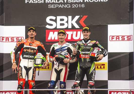 SBK 2016. Nicky Hayden vince la sua prima gara a Sepang SBK 2016. Nicky Hayden vince la sua prima gara a Sepang