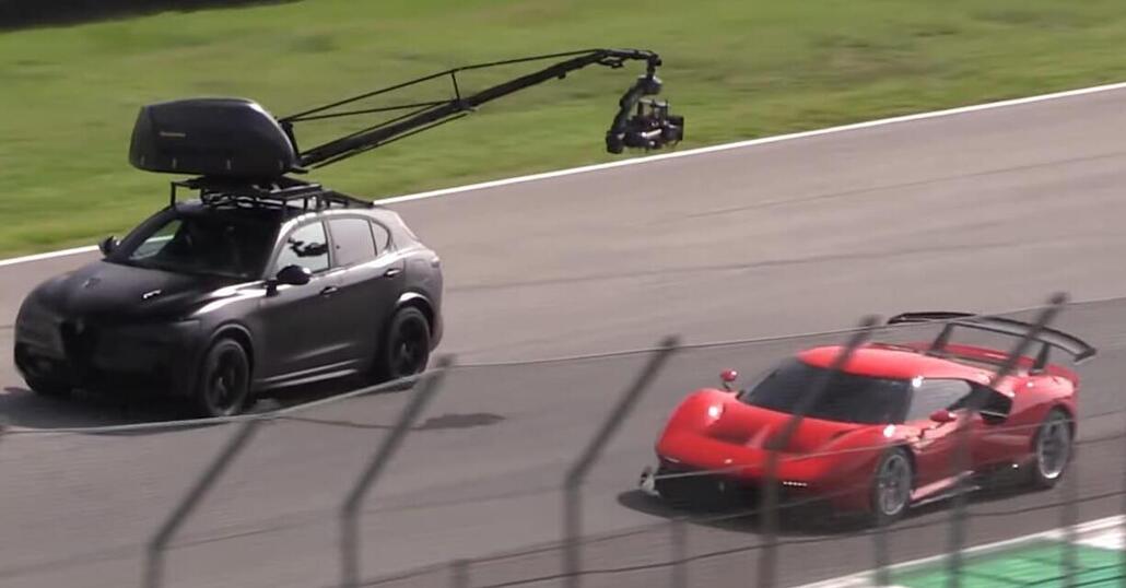 Ferrari P80/C: la one off in azione al Mugello per delle riprese