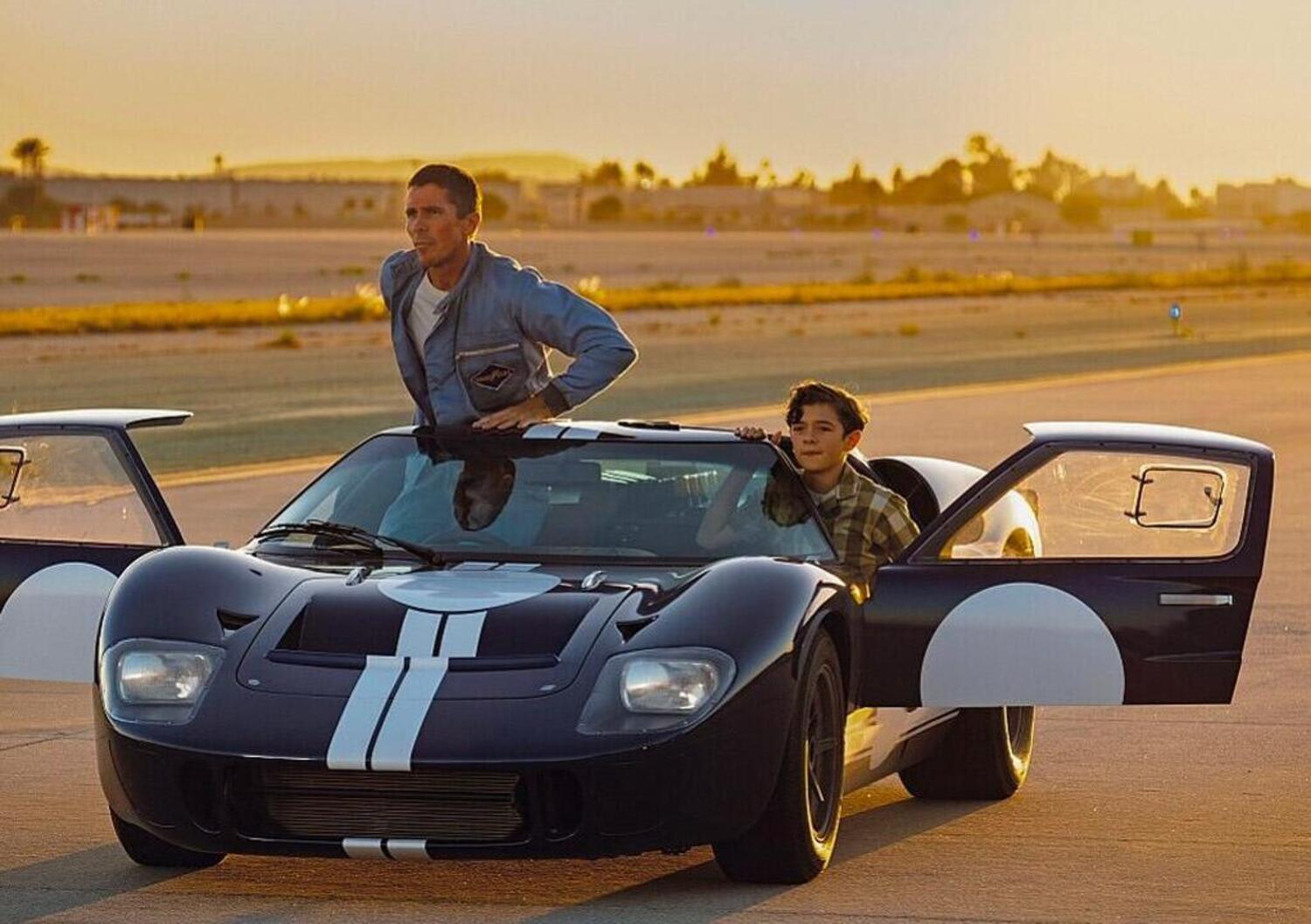 Ken Miles testa la Ford GT (Film Le Mans 66)