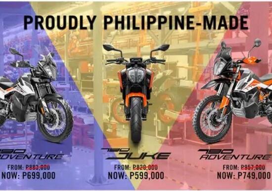 Le KTM 790, Adventure e Duke, prodotte anche nelle Filippine Le KTM 790, Adventure e Duke, prodotte anche nelle Filippine