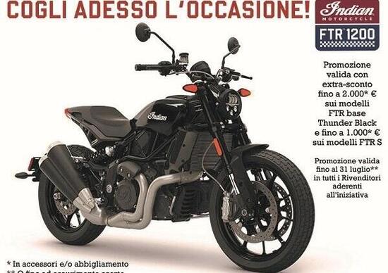 Indian: FTR a condizioni imperdibili Indian: FTR a condizioni imperdibili