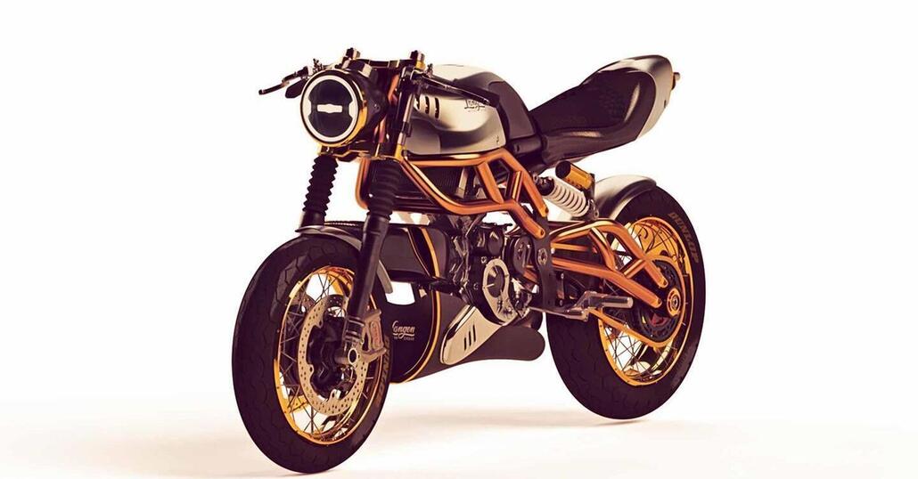 Langen 250, una Cafè Racer con motore Vins 2T