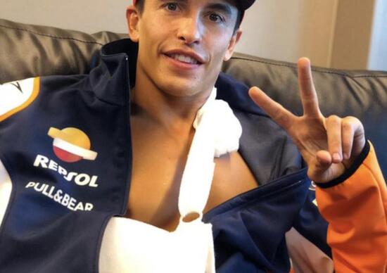 MotoGP a Jerez. L'incidente a Marc Marquez: “Potremmo rivederlo in sella tra un mese” MotoGP a Jerez. L'incidente a Marc Marquez: “Potremmo rivederlo in sella tra un mese”