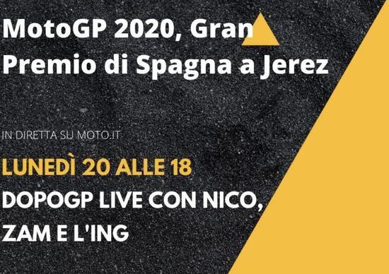 MotoGP a Jerez: segui (e commenta) in diretta gli approfondimenti di Moto.it. Con Nico, Zam e l'Ing MotoGP a Jerez: segui (e commenta) in diretta gli approfondimenti di Moto.it. Con Nico, Zam e l'Ing