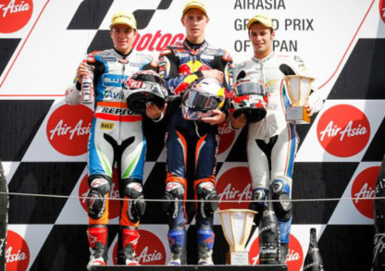 Moto3. Intervista a Tonucci, bronzo a Motegi Moto3. Intervista a Tonucci, bronzo a Motegi
