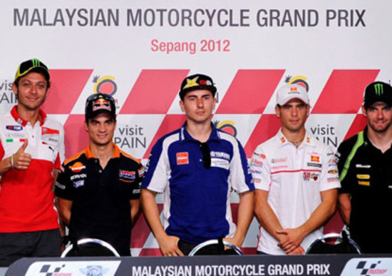 A Sepang in ricordo del Sic A Sepang in ricordo del Sic