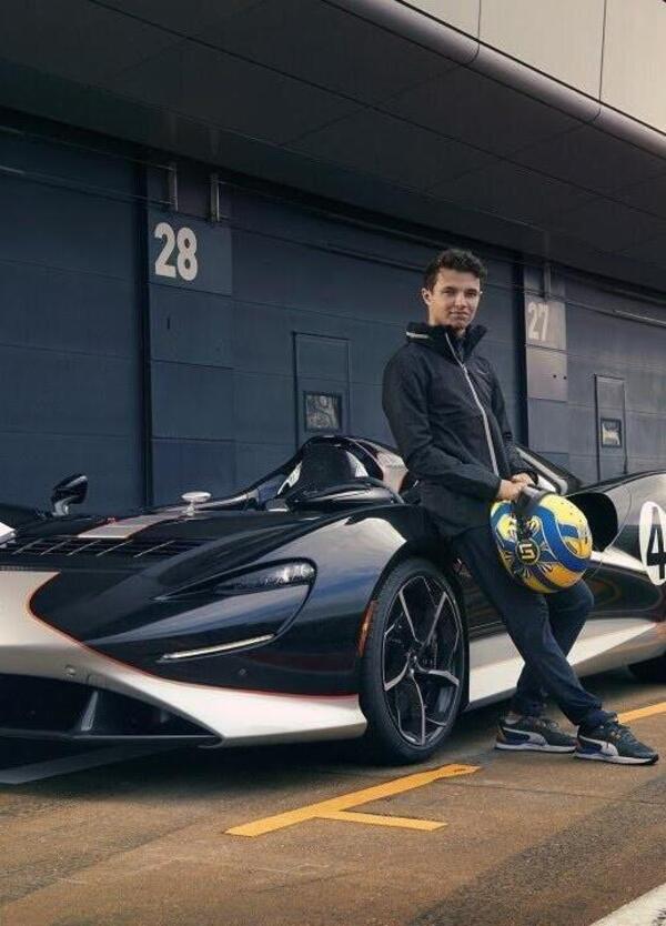 Elva e Lando: Norris innamorato della nuova McLaren