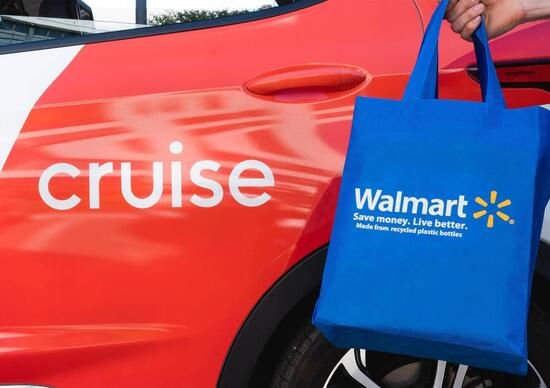 Usa: l'auto-robot di Cruise, che consegna a domicilio la spesa di Walmart Usa: l'auto-robot di Cruise, che consegna a domicilio la spesa di Walmart