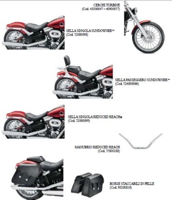 Harley-Davidson: accessori per il nuovo Softail Breakout Harley-Davidson: accessori per il nuovo Softail Breakout
