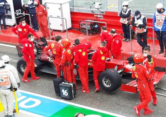 F1, GP Emilia Romagna 2021, Ferrari bicchiere mezzo pieno F1, GP Emilia Romagna 2021, Ferrari bicchiere mezzo pieno