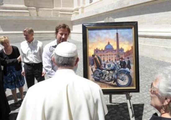 Le nuove Harley di Papa Francesco Le nuove Harley di Papa Francesco